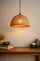 Rattan Woven Pendant