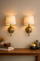 Wall-Mounted Sconce Pair