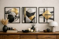 Geometric Metal Wall Art