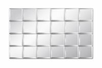 Beveled-Edge Mirror Tile Panel