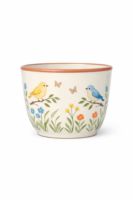 Hand-Painted Ceramic Planter